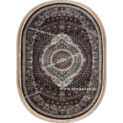Овальный Ковер с Восточным Узором Медальон Арт 30345