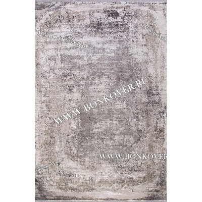 Премиальный Ковер из Артшелка Дизайн 25 Серо-Бежевый
