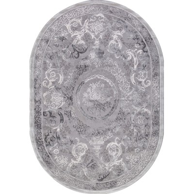 Ковер Armina 03760A GREY / GREY Овал