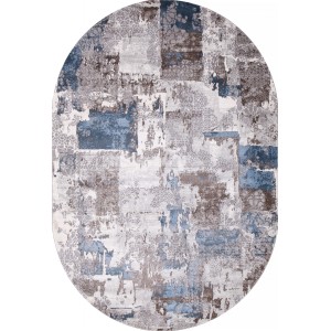 Ковер Armina 03857A BLUE / BLUE Овал